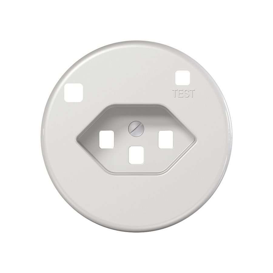 Frontset CLASSIC Z/E zu FI-Steckdose T23 weiss