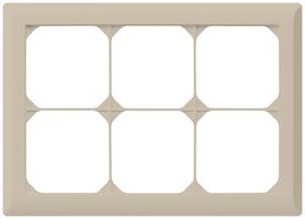 UP-Abdeckrahmen kallysto.line 2×3 beige horizontal 152×212mm