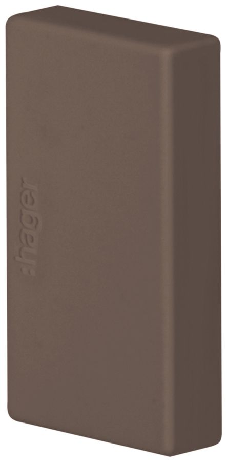 Endstück Hager tehalit.LF/LFF 33×20mm braun IP30