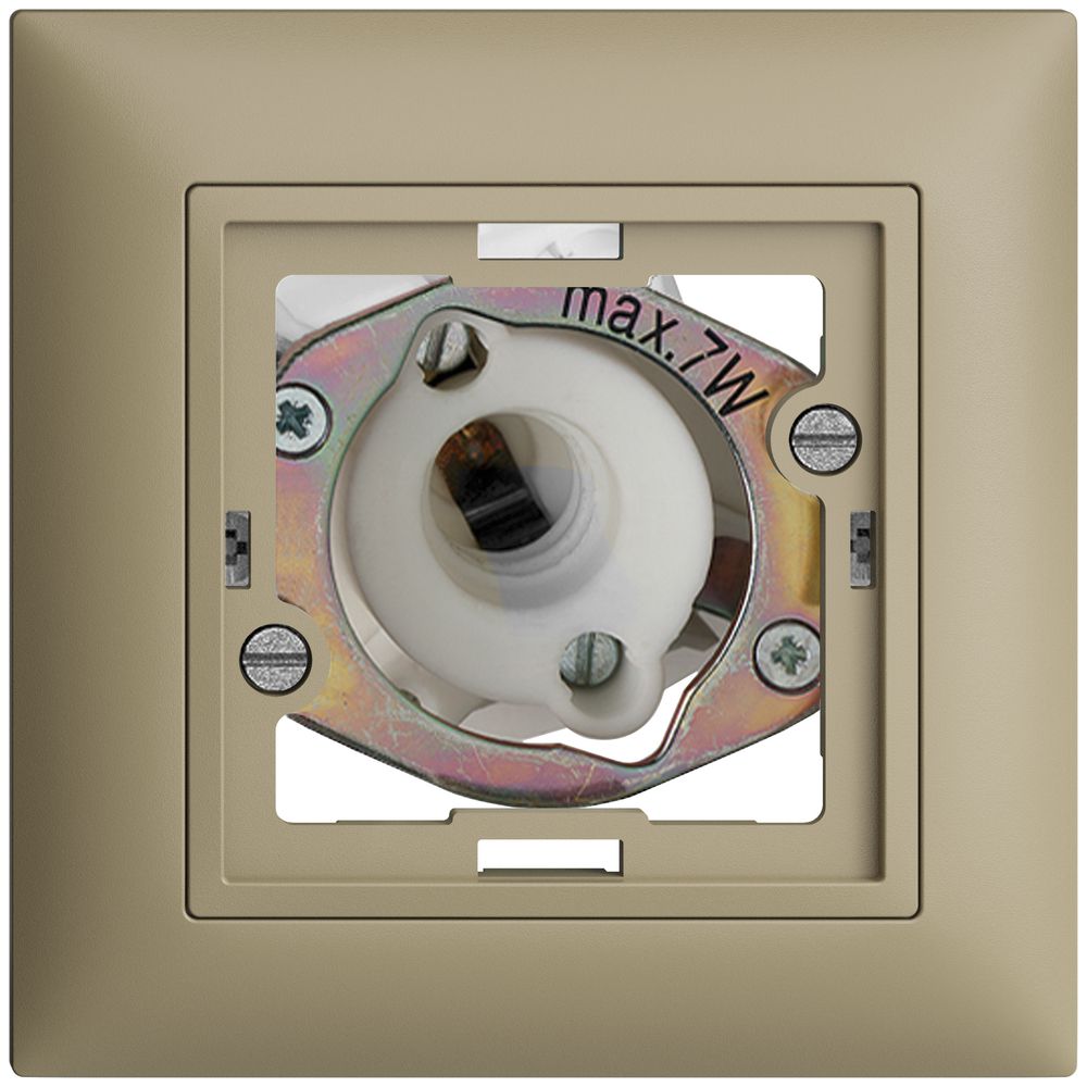 Lampada spia INC EDIZIOdue sand 7W senza calotta piatta