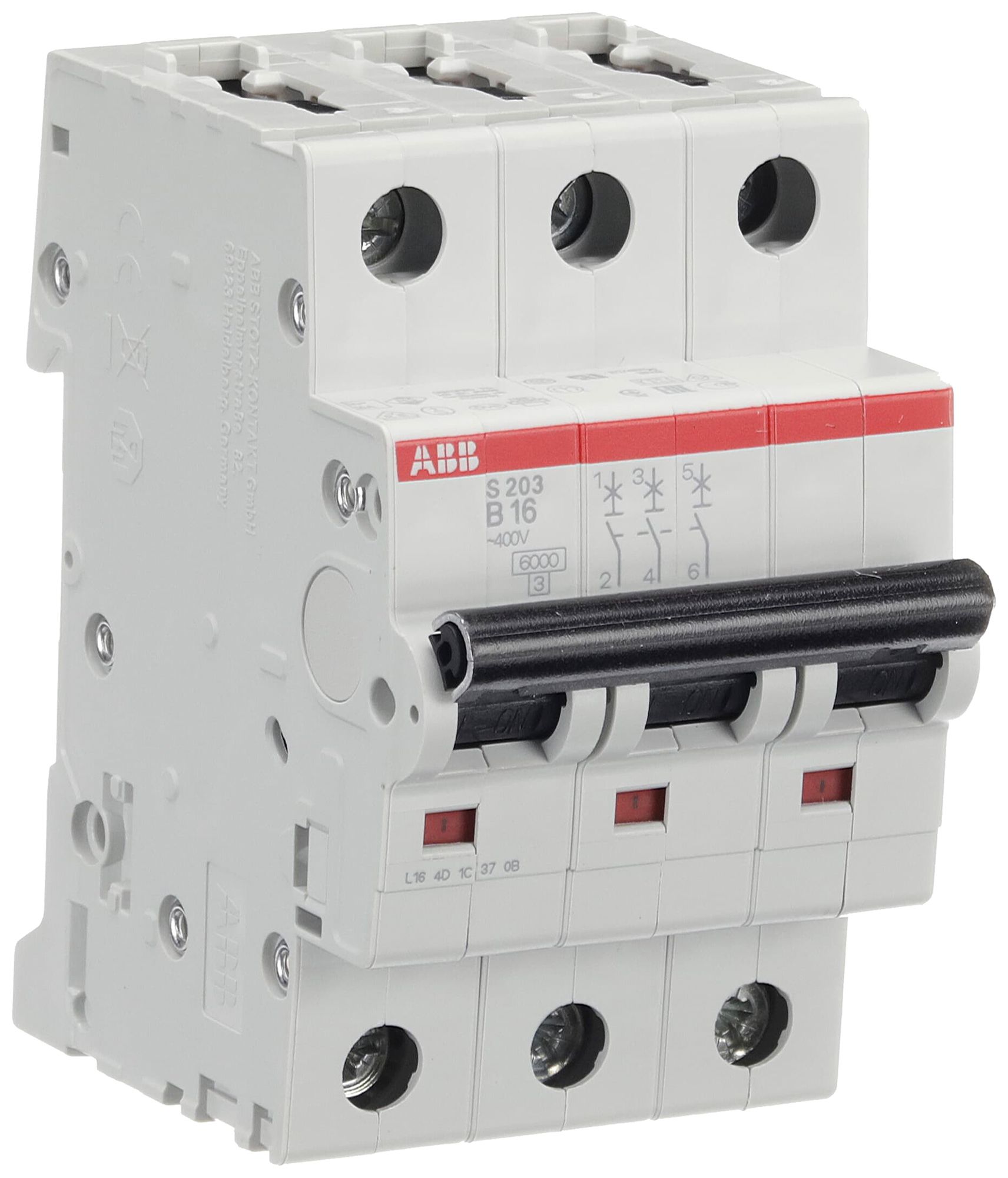 Leitungsschutzschalter ABB S203-B16 16A B 6kA