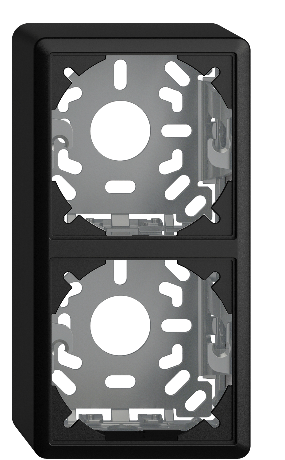 AP-Kopfzeile EDIZIOdue 2×1 FX54 schwarz