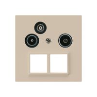 Prise pour antenne R/TV/données kallysto HMS A 2GHz 10.5db beige