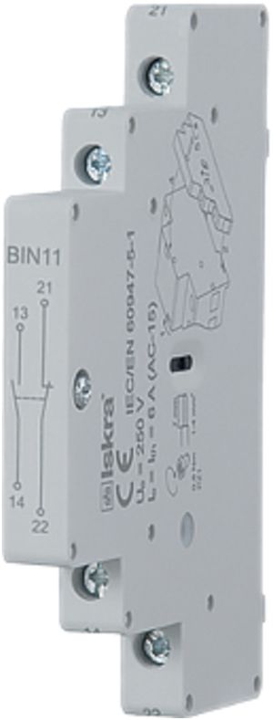 Contatto ausiliare AWAG 4A 1Ch 1R per contattore-telerutt.AMD