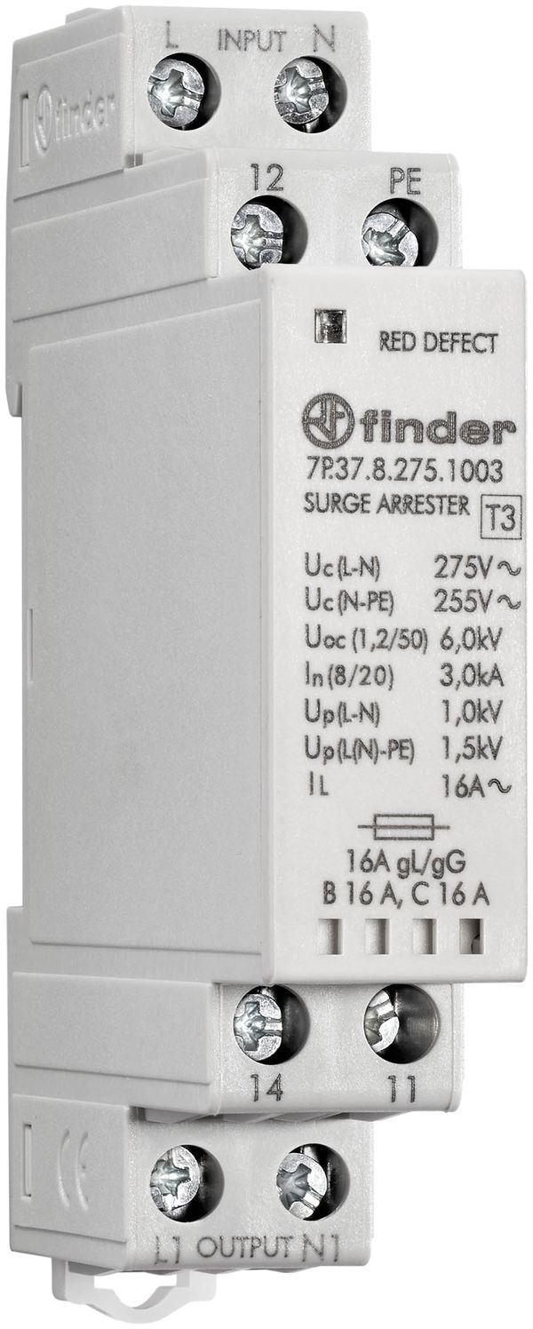 Protezione sovratensioni AMD SPD type 3 per rete TN-S, TT monofase