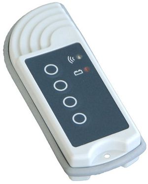 Télécommande RF FST-LR, 4-canal, portée ≤1000m, à piles, IP54, blanc