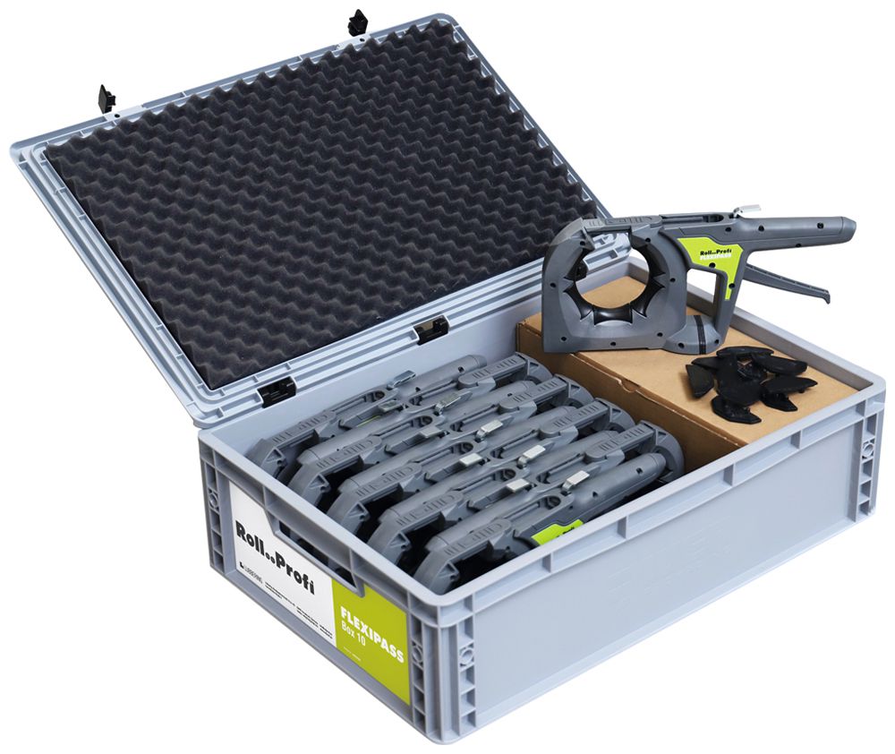 Système de guidage de câbles Roll..Profi Flexipass BOX 10 Ø38×48mm 10 pièces