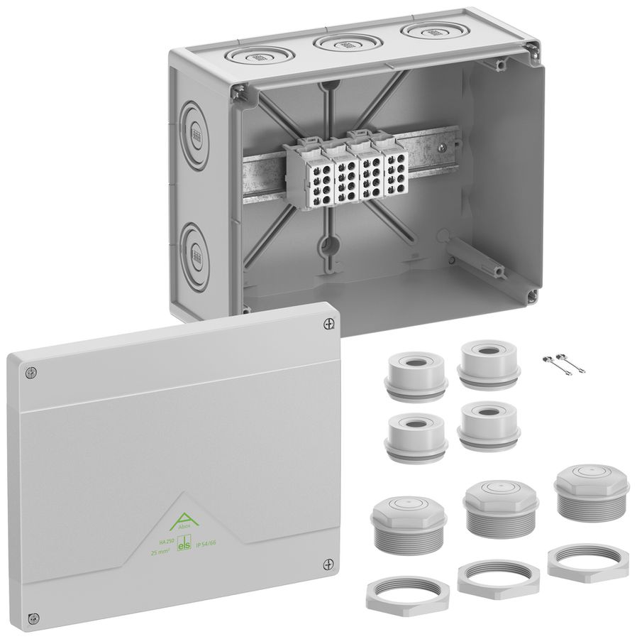 Boîte de dérivation AP Spelsberg Abox HA 250 202×252×120mm IP66 gr