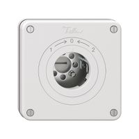 Contact pivotant NUPU NEVO, sans cylindre, KS, 1->0<-2, blanc