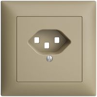 UP-Frontset EDIZIOdue sand 88×88mm 1×T23