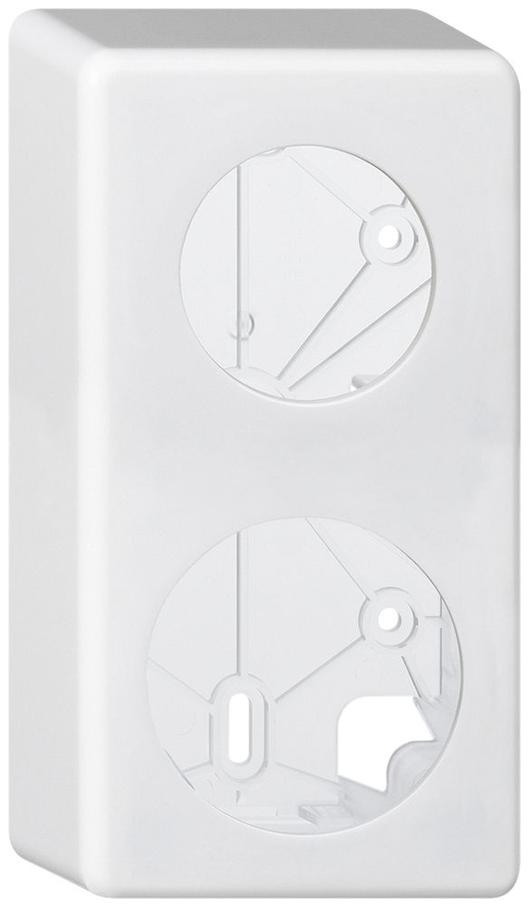 AP-Montageset basico I-I weiss Ø43+Ø58mm