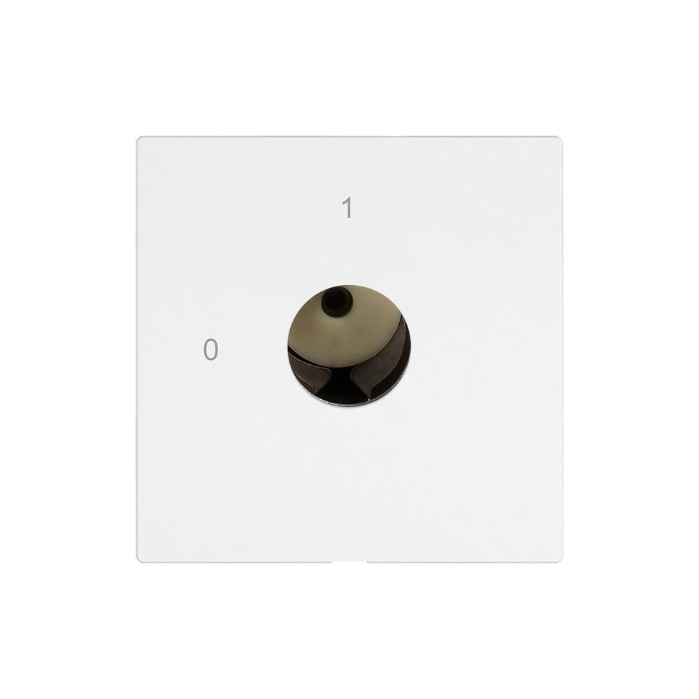 Interruttore a chiave EDIZIO.liv per KABA 1514 c.cont.sep.1P 1-2-3 p=77mm bi