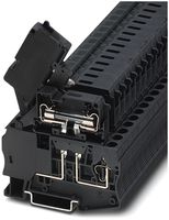 Morsetto di sicurezza conness. moll.10A 24V LED fus.G6.3×32mm