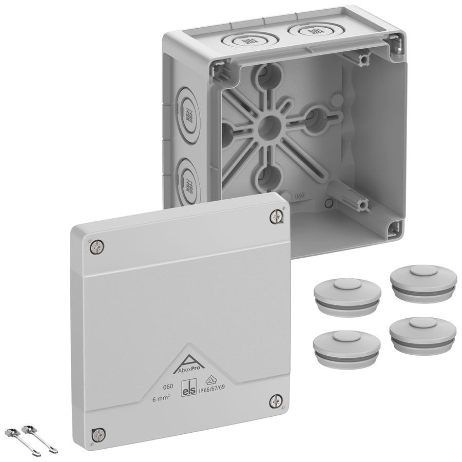 Boîte de dérivation AP Spelsberg Abox Pro 060-L 127×127×75mm IP69 gr