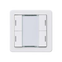 Taster Hager basico A KNX 4-fach LED weiss