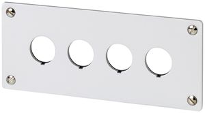 Placca di comando ETN 4×1 grigio