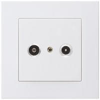 UP-Antennendose kallysto.pro R/TV 11dB 2GHz weiss