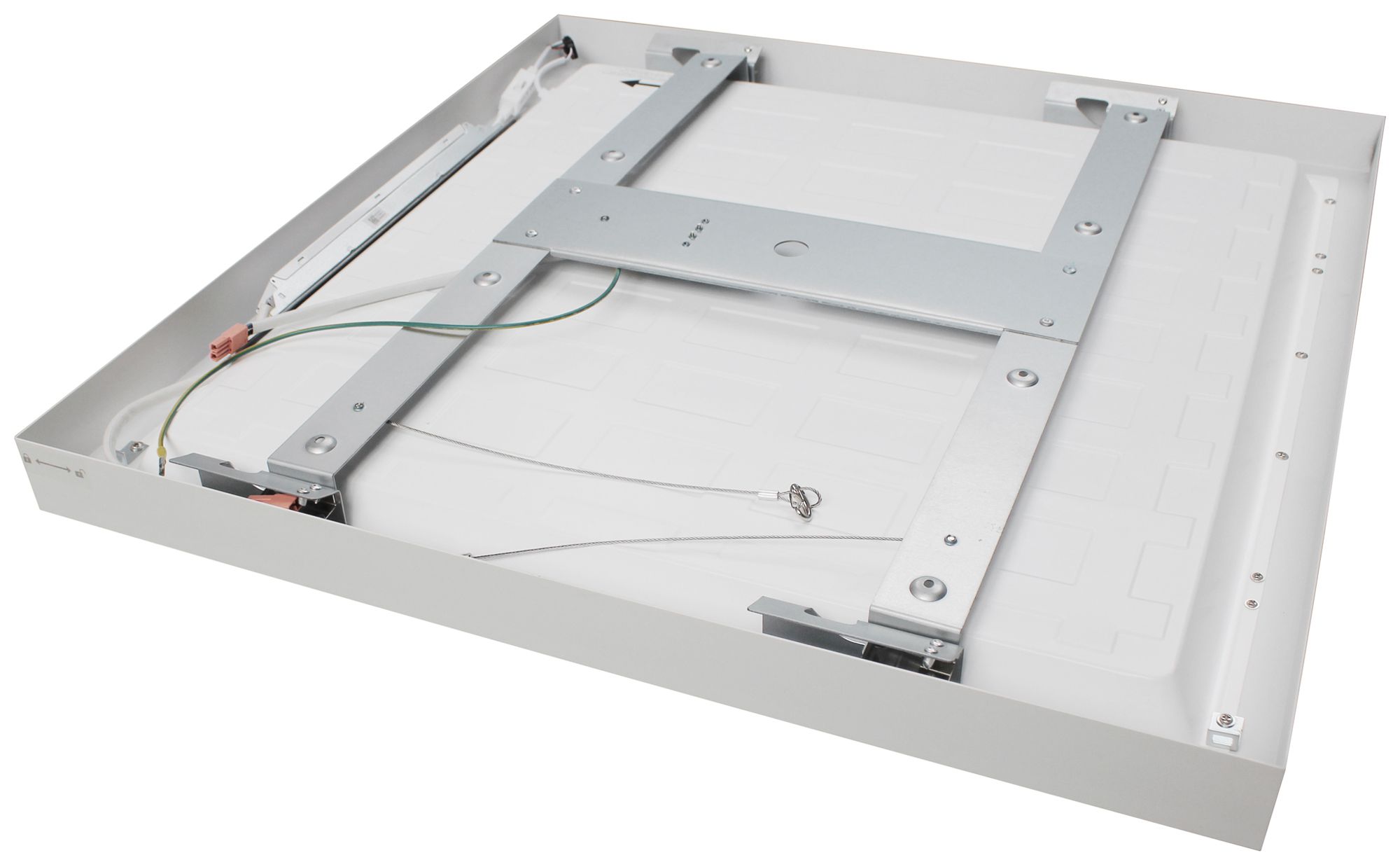 LED-Decken-/Wandleuchte DOTLUX PANELbig-ugr 34W 5570lm IP40 625×48mm weiss