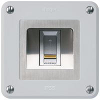 NUP-Fingerscanner Hager ekey robusto C grau