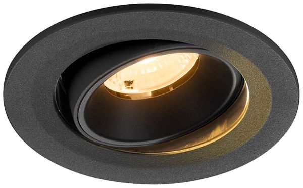Downlight LED SLV NUMINOS MOVE S 6.7W 1050lm 3000K MB DALI Ø100×63.5 nero