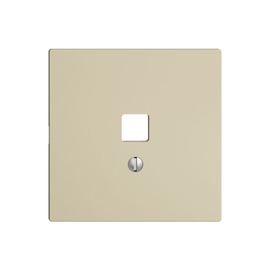 Kit frontal EDIZIOdue vanille 60×60mm pour interface USB