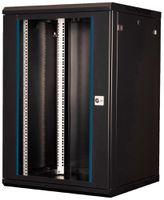 Alloggio a parete 19" VALUE 600×912×600mm 18UA 1×porta acciaio nero