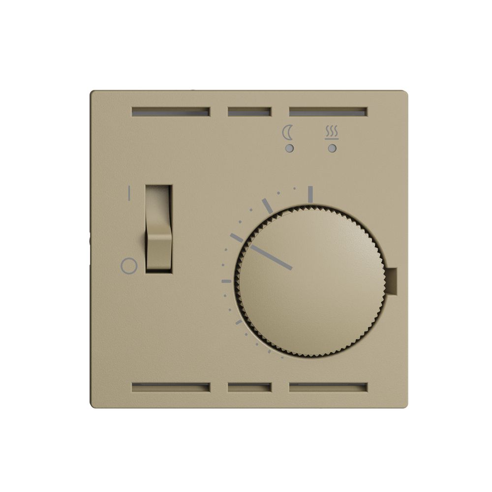 Kit frontal EDIZIOdue sand 60×60mm pour thermost.d'amb.