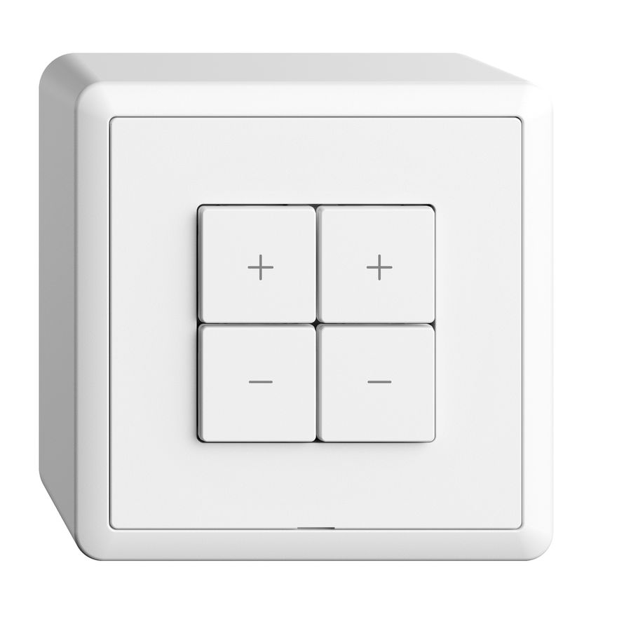 Station secondaire AP 2K/4T pour variateur Edue Wiser blanc