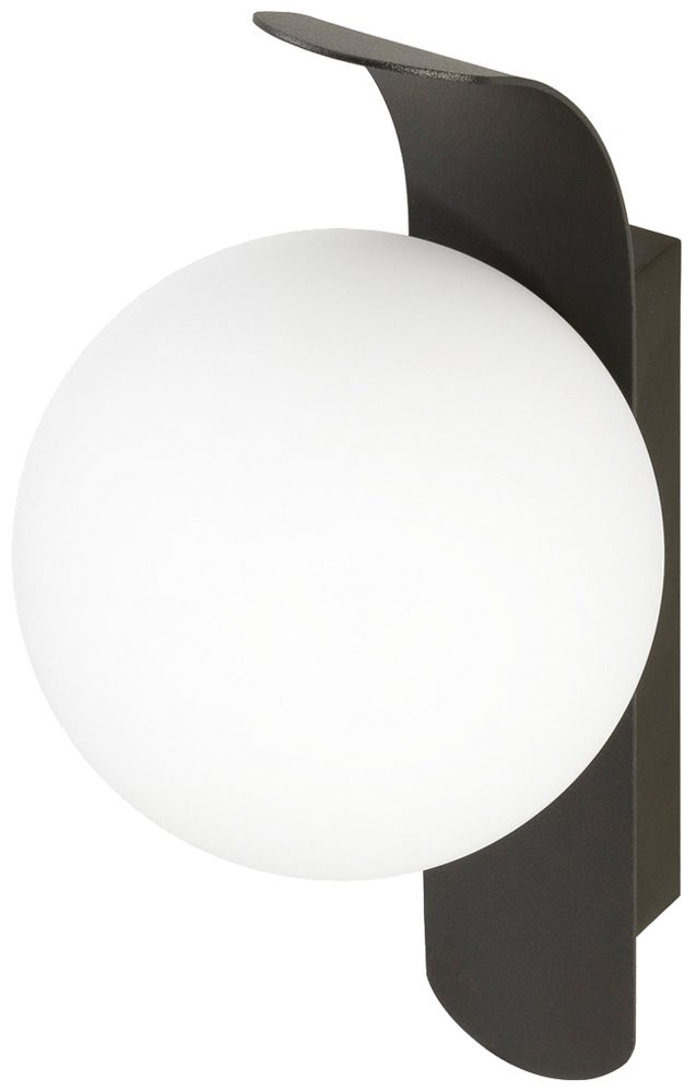 Applique SLV SUN G9 1×40W Ø120×255×40mm tondo nero