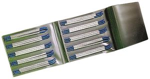 Set anello-riferimenton Plica STD, per 2.5…6mm² Ø3.25…4.5mm stampa: 0…9, bianco