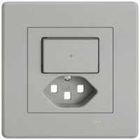 Kit de montage ENC EDIZIO.liv SNAPFIX® p.combi.T23 a.1 bout.a.lentille front.grc