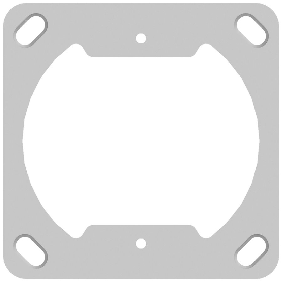 Befestigungsplatte Gr.I 70×70 ABB für freenet Easy Lock R&M