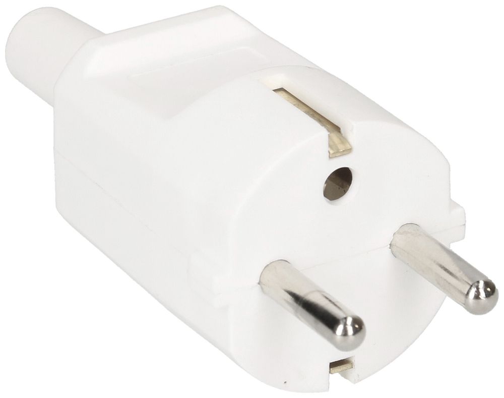 Spina mobile Schuko MAX HAURI L+N+PE 16A 250V 0.75…1.5mm² bianco