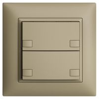 UP-KNX-Taster RGB EDUE FMI, 250mW, o.LED, 2×Taste, 2×Tastenb., sa