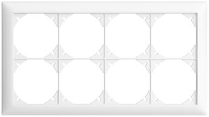 En-tête ENC EDIZIOdue 2×4 blanc