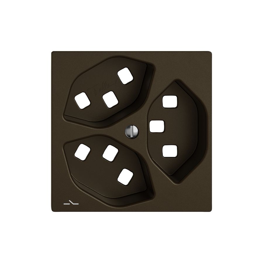 Kit di montaggio EDIZIO.liv SNAPFIX® per presa 3×T23 separata ma