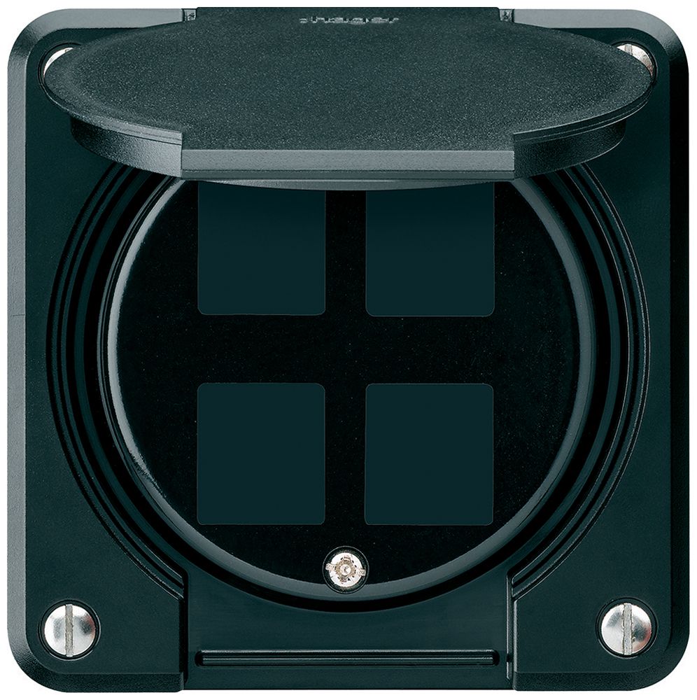 Kit de montage ENC robusto HMS IP55 noir pour 4×module pour combinaison