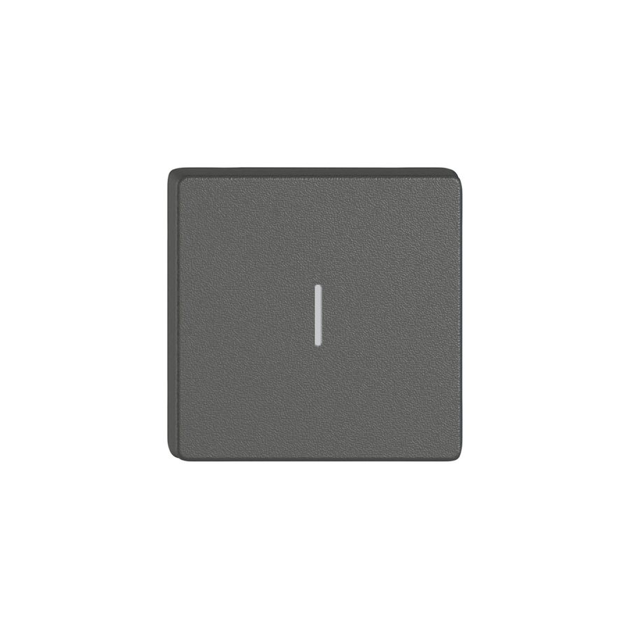 Taste 1/4 EDIZIO.liv Wiser mit SNAPFIX® mit Symbol l (Ein) dgu