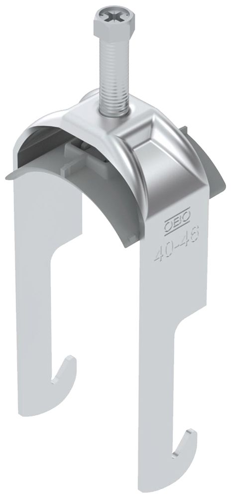 Fixation rapide BET 2056 pied à W matière synthétique 40…46mm 1×câble aluminium