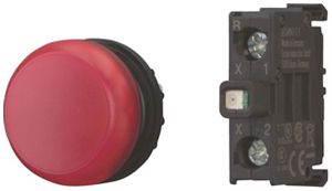 Leuchtmelder Eaton RMQ-Titan M22-L-R-LEDC 12…30VUC rot IP67/IP69K