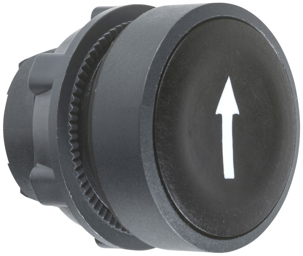 Taster Schneider Electric flach weiss/schwarz