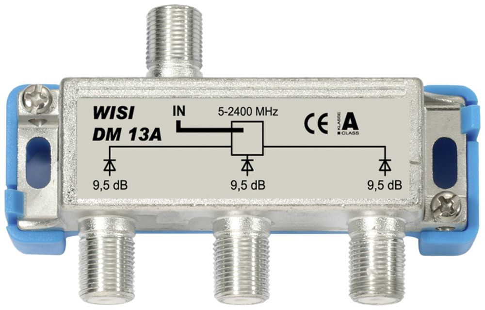 Verteiler SAT 3×DM13A DC 5…2400MHz