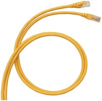 Câble patch RJ45 Legrand Linkeo C, cat.6A (TIA) U/UTP+F/UTP AWG26 PVC jaune, 2m