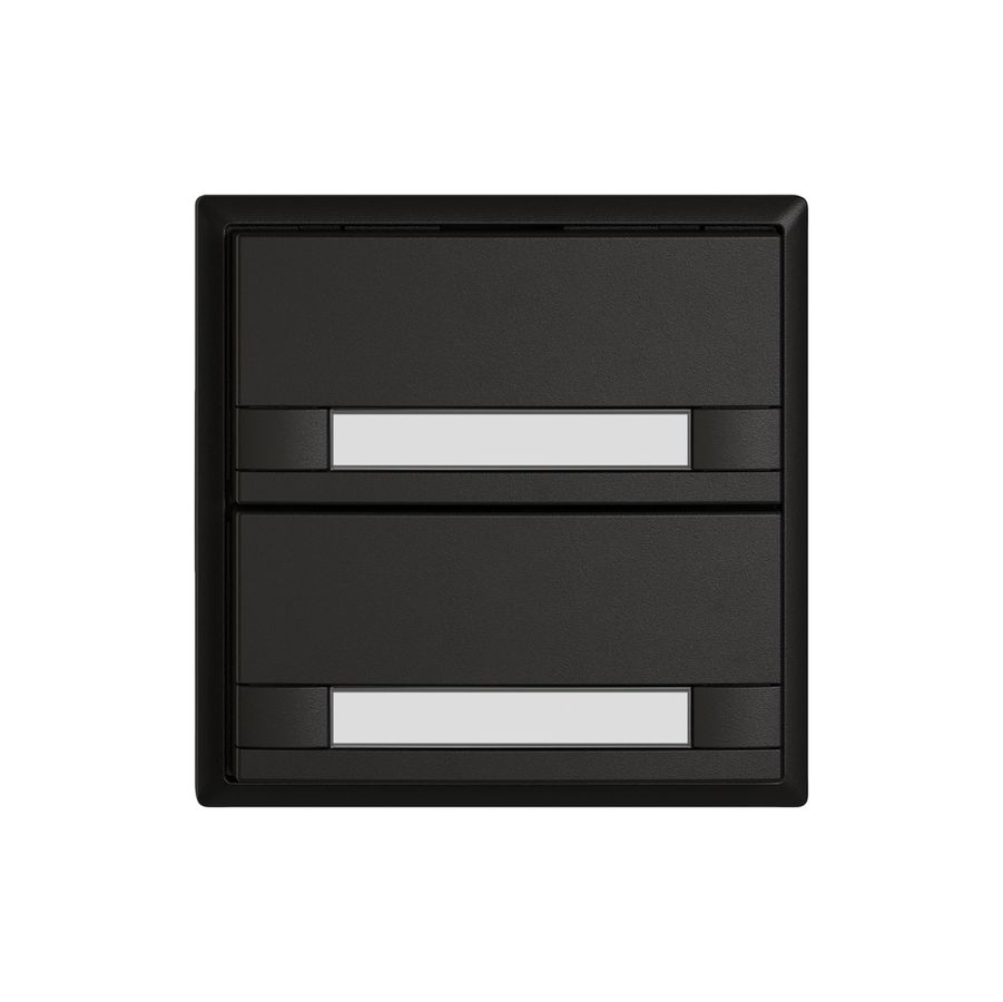 Universaltaster EDIZIO.liv UNI SNAPFIX® 12…48V o.LED 2× Pap.sz