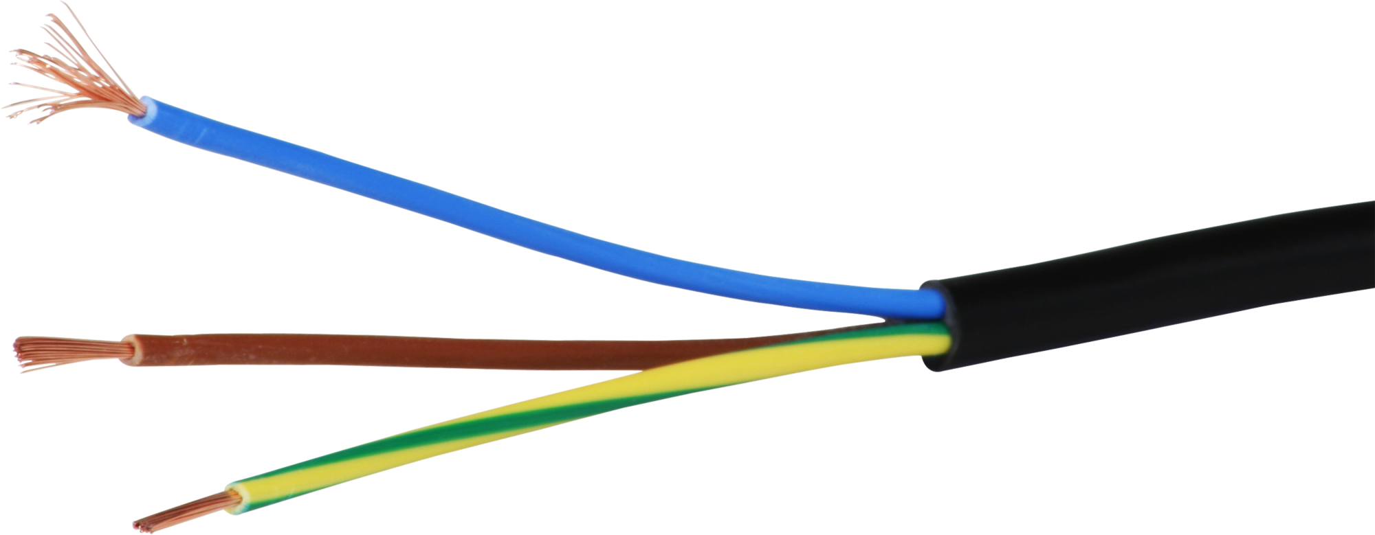 Kabel Td 3×1mm² LNPE schwarz Eca