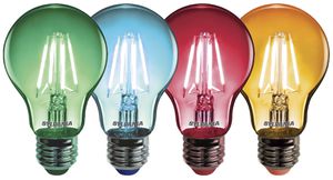 Set di lampade LED Sylvania ToLEDo Retro Chroma A60 E27 4.1W 4 pzz (ve/bl/ro/ar)