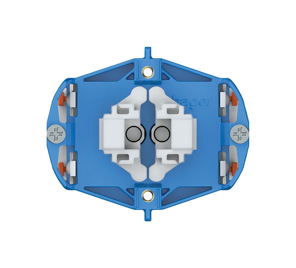 Leuchtdruckschalter Hager Sch 1 (3+3) 2×LED