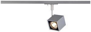 Strahler SLV ALTRA DICE, GU10 50W mit 1-Phasen-Adapter IP20 silbergrau