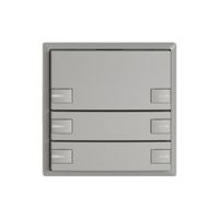 Pulsante KNX RGB EDIZIO.liv SNAPFIX® sensore temp.RGB-LED 6× com.1T grc