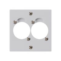 UP-Montageset für 2 XLR hellgrau kallysto